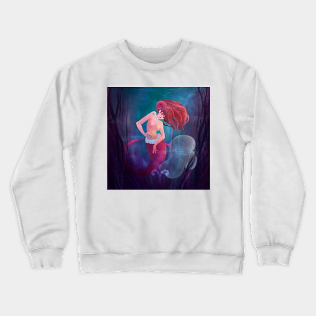 Aries Crewneck Sweatshirt by lisaspiral